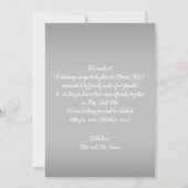 書道エレガント公式の書結婚だ 案内状 (裏面)