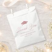 書道エレガント卒業ありがとう フェイバーバッグ (クリップ留めされた状態)