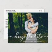 書道エレガント台写真の日付の変更 ポストカード (正面/裏面)