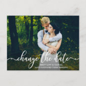 書道エレガント台写真の日付の変更 ポストカード (正面)