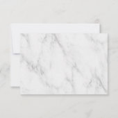 書道エレガント台式結婚式RSVP 出欠カード (裏面)