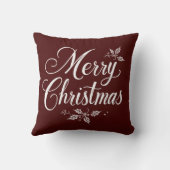 書道エレガント台本メリークリスマス クッション (裏面)