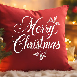 書道エレガント台本メリークリスマス クッション