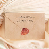 書道エレガント差出人住所 セルフインキングスタンプ