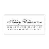 書道エレガント差出人住所 セルフインキングスタンプ (デザイン)