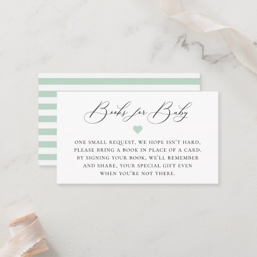 書道エレガント書要請囲いカード プレイスカード (正面/裏面インサイチュ)