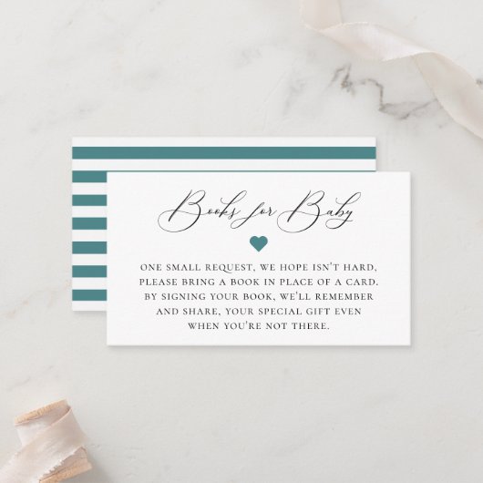 書道エレガント書要請囲いカード プレイスカード (正面/裏面インサイチュ)