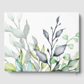 書道エレガント植物学結婚院 ゲストブック (裏面)