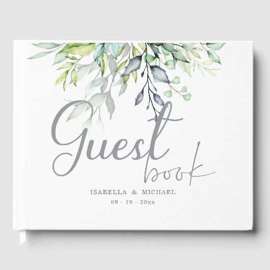 書道エレガント植物学結婚院 ゲストブック (正面)