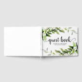 書道エレガント植物樹結婚林 ゲストブック (全面)