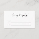 書道エレガント歌リクエスト エンクロージャーカード (正面)