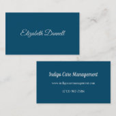 書道エレガント海青 名刺 (正面/裏面)