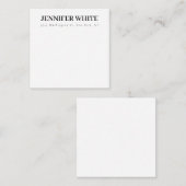 書道エレガント白黒はっきりしたレトロ ノートカード (正面/裏面)