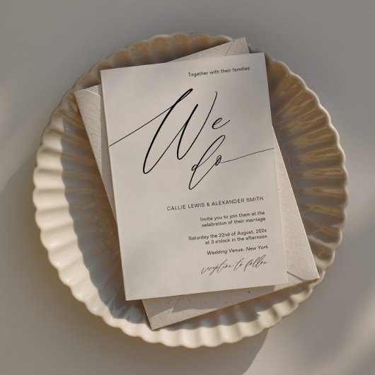 書道エレガント結婚式招待状フォント 招待状