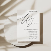 書道エレガント結婚式招待状フォント 招待状