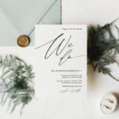 書道エレガント結婚式招待状フォント 招待状