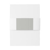 書道エレガント結婚式招待状ベリーバンド 招待状ベリーバンド (裏面例)