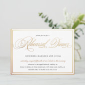 書道エレガント金ゴールドリハーサル夕食会 招待状 (スタンド正面)