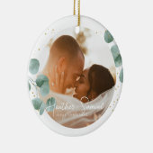 書道エレガント |とメリー写真結婚した セラミックオーナメント (右)