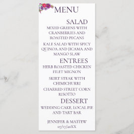 書道エレガ素朴ントウェディングメニューカード メニュー