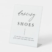 書道エレガ素朴ントウェディング踊りシューズP 台座サイン (正面)