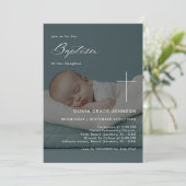 書道オーバーレイ写真男女兼用洗礼 招待状 (スタンド正面)