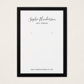 書道カスタムの縁ど色のイヤリング表示 (正面)