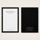 書道カスタム色縁どネックレスディスプレイ (正面&裏面)