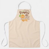 書道カボチャのスパイスと全ていい エプロン (正面)