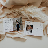 書道カレンモダンダー日付はがきを保存する ポストカード