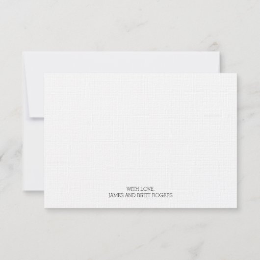 書道カードありがとう サンキューカード (裏面)