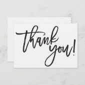 書道カードありがとう サンキューカード (正面/裏面)