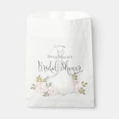 書道キャンディエイプリーズブライダルシャワーピンクフローラ フェイバーバッグ (正面)
