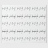 書道クラシカルモノグラムプロフェッショナル ラッピングペーパー (フラット)