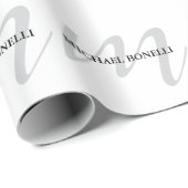 書道クラシカルモノグラムプロフェッショナル ラッピングペーパー (ロールコーナー)