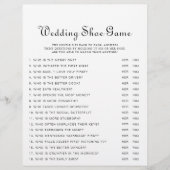 書道クラシックミニマ結婚リストのシューゲーム (正面)