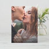 書道クラシック写真結婚式の日付を保存 セーブザデート (スタンド正面)