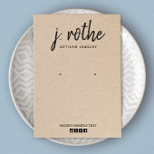 書道クラフト手作りイヤリングディスプレイ