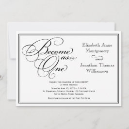 書道クリスチャン結婚式招待状 招待状