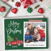 書道クリスマストラックストライプのクラフトテープ シーズンカード