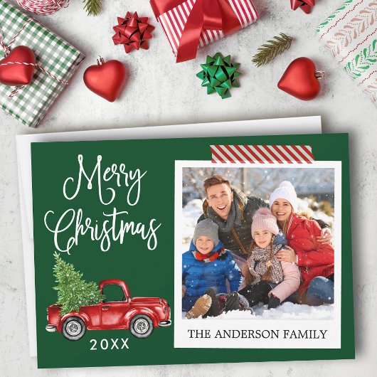 書道クリスマストラックストライプのクラフトテープ シーズンカード