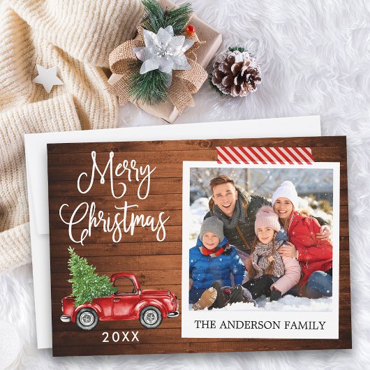 書道クリスマストラック木工芸品テープ シーズンカード