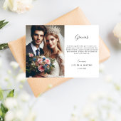 書道グラシアスペインのス結婚の感謝 カード