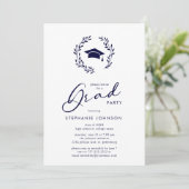 書道グラッドキャップリース海軍卒業会 招待状 (スタンド正面)