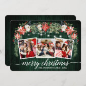 書道グリーンウッド水彩フローラ3写真 シーズンカード (正面/裏面)