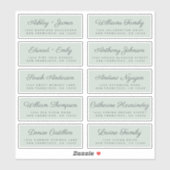 書道ゲスト住所 シール注文6"または8"! シール (シート)