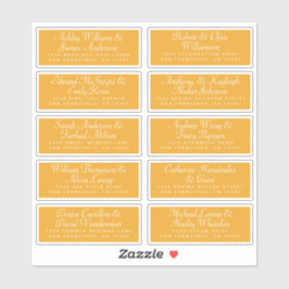 書道ゲスト住所 シール注文6"または8"! シール