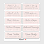 書道ゲスト住所 シール注文6"または8"! シール (シート)