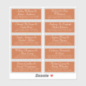 書道ゲスト住所 シール注文6"または8"! シール (シート)