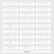 書道ゲスト住所 シール注文8"または14"!